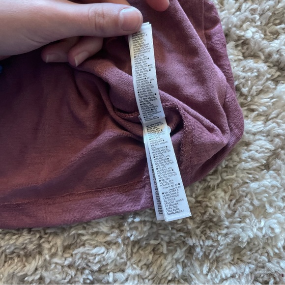 NWT Athleta Breezy Wrap Tank Mauve Tawny Rose M - Picture 9 of 10